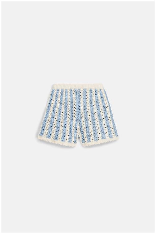 Louise Misha Mekylane Shorts Blue Stripes  Blue Stripes 8 Y  Blå  8 år  Piger