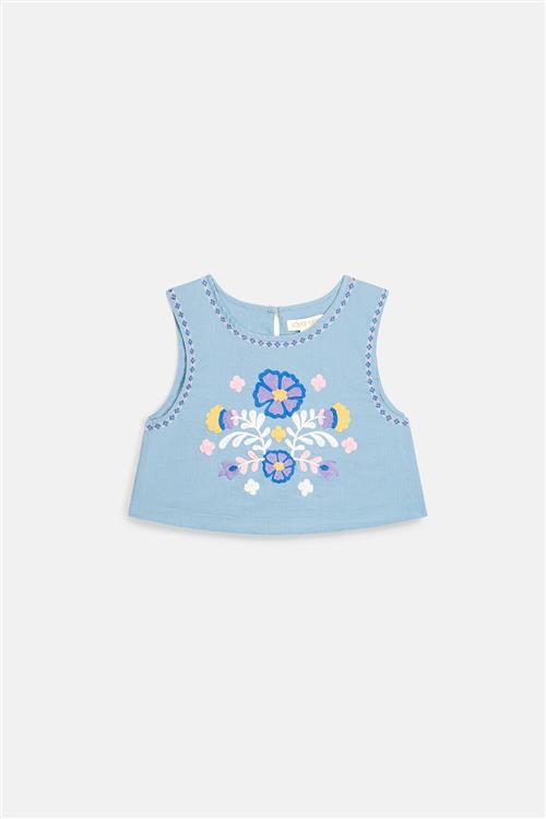 Louise Misha Albane Camisole Stone Blue  Stone Blue 5 Y  Blå  5 år  Piger