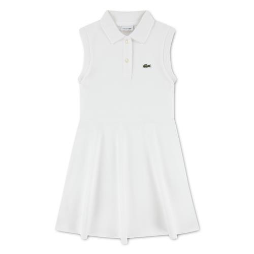 Lacoste Pique-kjole Blanc  Blanc 116 cm  Hvid  116 cm  Piger