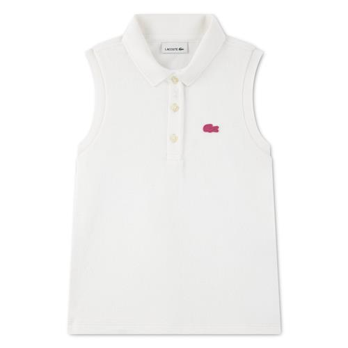 Lacoste Polo Tank Top Farine Farine 128 cm  Hvid  128 cm  Piger
