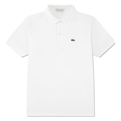 Lacoste Petit Pique Polo Blanc  Blanc 110 cm  Hvid  110 cm  Drenge