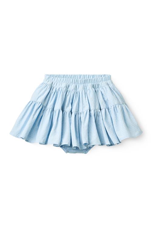 Copenhagen Colors GOTS Nederdel Light Blue  Light Blue 122 cm  Blå  122 cm  Piger