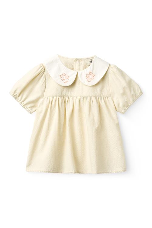 Copenhagen Colors GOTS Bluse Cream  Cream 116 cm  Creme  116 cm  Piger