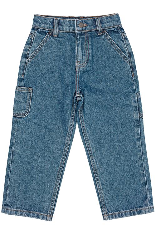 Copenhagen Colors GOTS Jeans Light Blue Indigo Washed  Light Blue Indigo Washed 110 cm  Blå  110 cm  Drenge