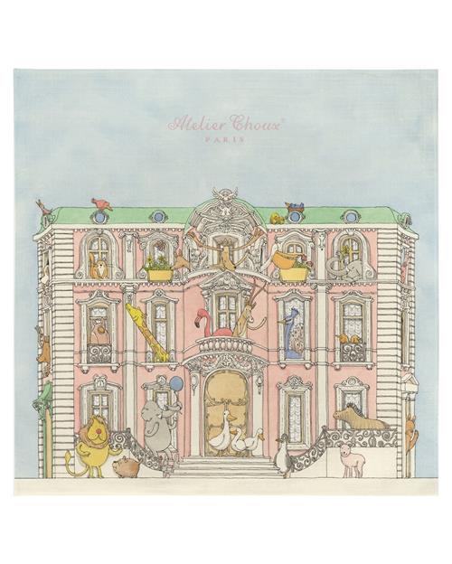 Atelier Choux GOTS Tæppe Monceau Mansion  Monceau Mansion One Size  Blå  One Size  Drenge, Piger