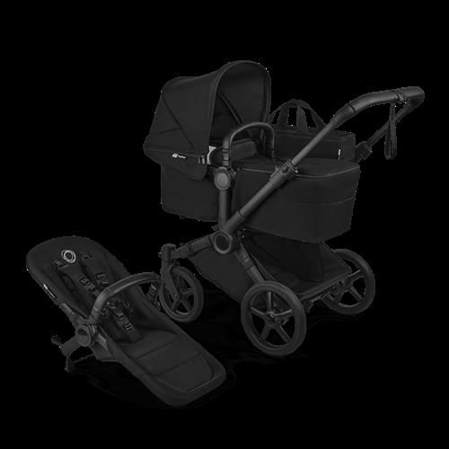 Bugaboo Donkey 6 Komplet Barnevogn Black Heritage Black Black Heritage Black One Size  Sort  One Size  Drenge, Piger