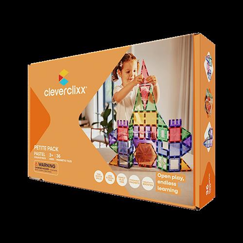 Cleverclixx Petite Pastel Pack 36 Stykker Multicolor  Multi-OS  Orange.  One Size 3+ Years Drenge, Piger