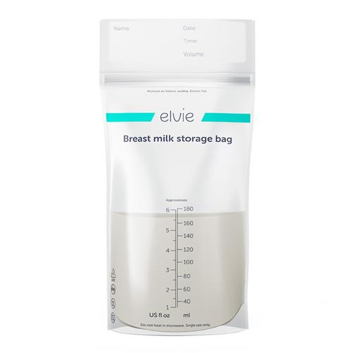 Elvie Elvie Opbevaring Af Brystmælk 100 Stk. Transparent  Transparent-OS  Hvid  One Size  Drenge, Piger