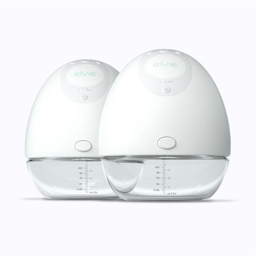 Elvie Elvie Double Brystpumpe White  White-OS  Hvid  One Size  Drenge, Piger
