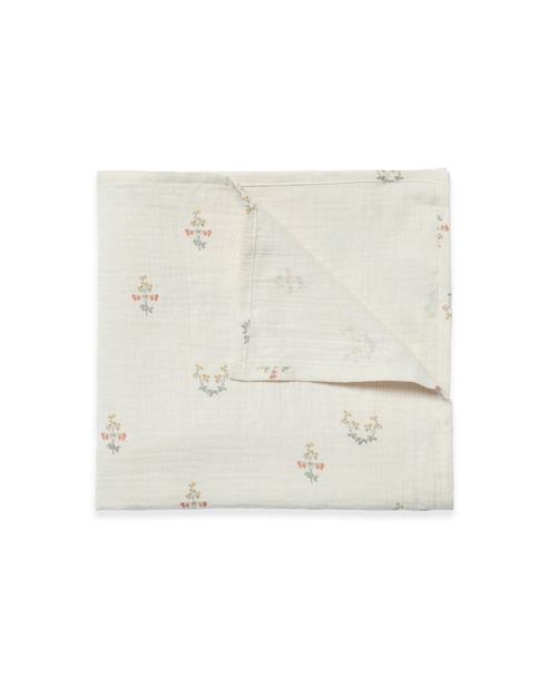 garbo&friends Swaddle -tæppe I Musselin, 110 X 110 Cm La Fraise La Fraise One Size  Creme  One Size  unisex