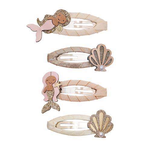 Mimi & Lula Mermaid Ocean Pearl 4-pak Clic Clacs Multi  Multi  One Size  Brun  One Size 3-8 Years Piger