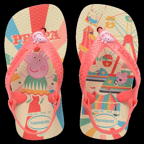 Havaianas Baby Peppa Pig Flip Flops Sandaler Buttercream Coral Buttercream Coral 21 EU  Gul  21  Piger