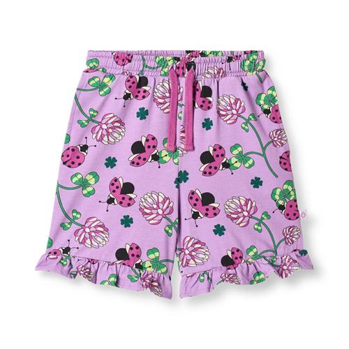 Småfolk Querina Shorts Floral  Floral 4-5 Y  Lilla  4-5 år  Piger