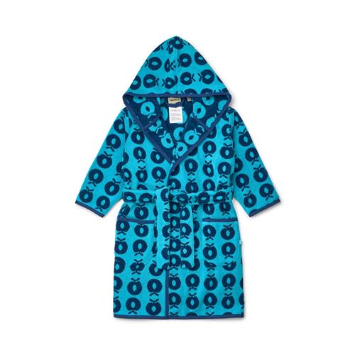 Småfolk Badekåbe Blue Atoll  Blue Atoll 3-4 Y  Blå  3-4 år  Drenge