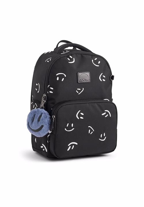 Molo Mates Rygsæk Happy White  Happy White One Size  Sort  One Size  Drenge, Piger