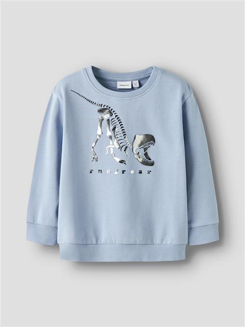 Name It Finn Sweatshirt Blue Fog  Blue Fog 98 cm  Blå  98 cm  Drenge