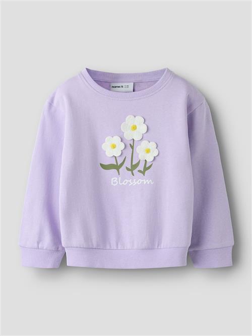 Name It Daniea Sweatshirt Lavendula  Lavendula 92 cm  Lilla  92 cm  Piger