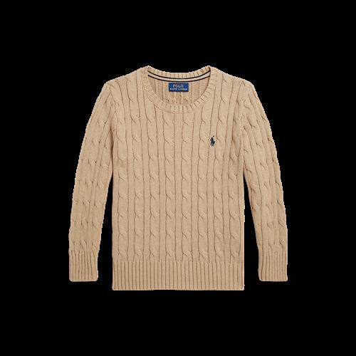 Ralph Lauren Cable-Knit Sweater Classic Camel Heather  Classic Camel Heather 117-123 cm  Beige  117-123 cm  Drenge