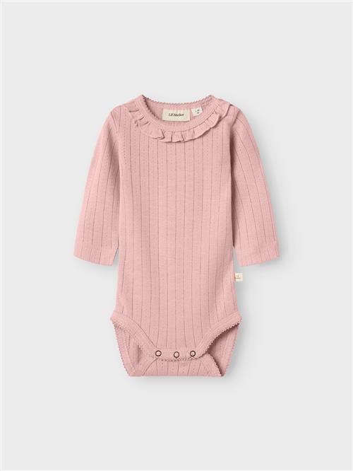 Lil’ Atelier Bodysuit Misty Rose  Misty Rose 80 cm  Lyserød  80 cm  Piger