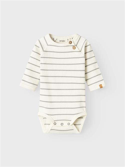 Lil’ Atelier Bodysuit Coconut Milk  Coconut Milk 62 cm  Hvid  62 cm  Drenge