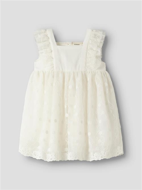 Lil’ Atelier Kjole Coconut Milk  Coconut Milk 116 cm  Hvid  116 cm  Piger