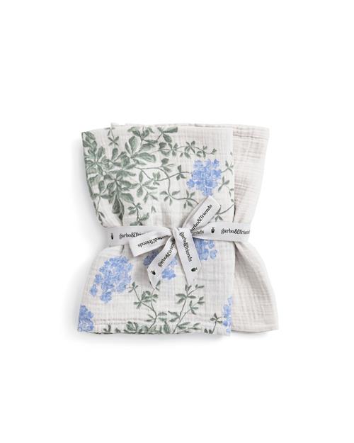 garbo&friends 2-pak Musselin-tæpper Plumbago  Plumbago One Size  Beige  One Size