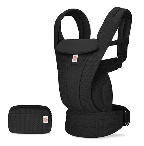 Ergobaby Omni Deluxe Mesh Bæresele Onyx Black  Onyx Black One Size  Sort  One Size 0-48 Months Drenge, Piger