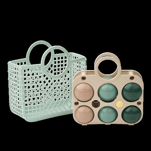 Liewood Emmett Petanque-sæt Sandy Multi Mix  Sandy Multi Mix One Size  Creme  One Size  Drenge, Piger