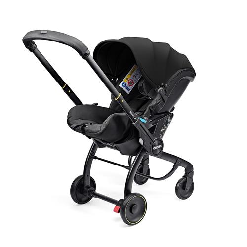Doona Doona X Autostol Og Klapvogn I Ét Nitro Black  Nitro Black One Size  Sort  One Size From Newborn Drenge, Piger