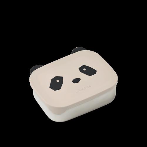 Liewood Arthur Panda Madkasse Sandy  Sandy One Size  Grå  One Size 3+ Years Drenge, Piger