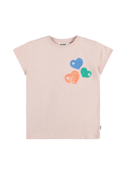 Molo GOTS Ranva T-shirt Petal Blush  Petal Blush 110 cm  Lyserød  110 cm  Piger