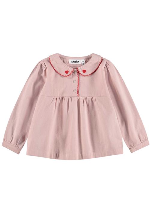 Molo GOTS Edie Bluse Petal Blush  Petal Blush 98 cm  Lyserød  98 cm  Piger