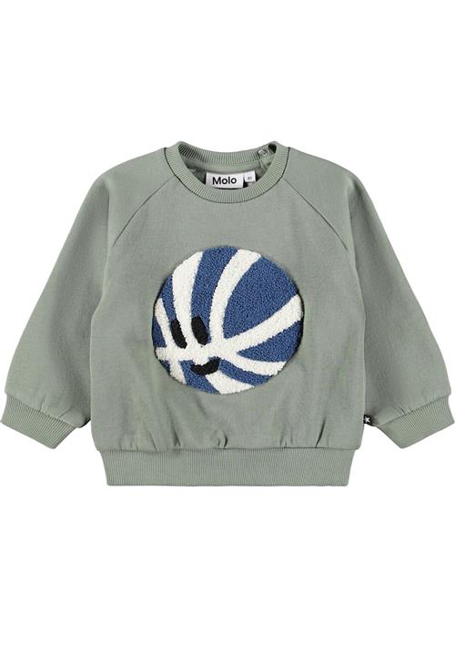 Molo GOTS Disc Sweatshirt Cladonia  Cladonia 74 cm  Grøn  74 cm  Drenge, Piger