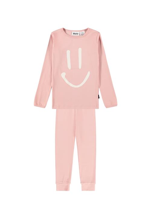 Molo GOTS Lue Pyjamas Mellow Rose  Mellow Rose 140 cm  Lyserød  140 cm  Piger