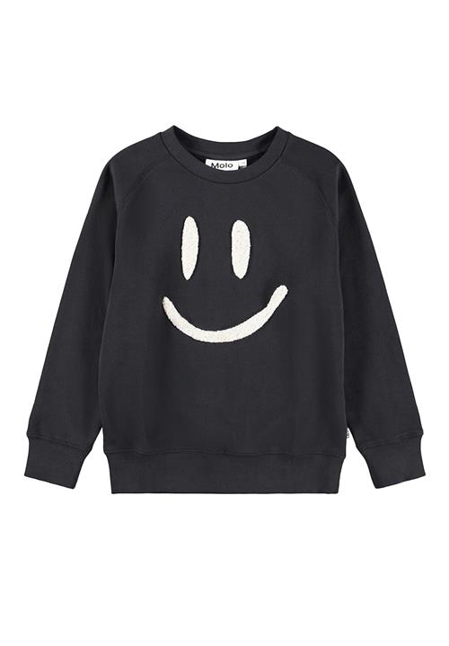 Molo GOTS Mike Sweatshirt Black  Black 140 cm  Sort  140 cm  Drenge, Piger