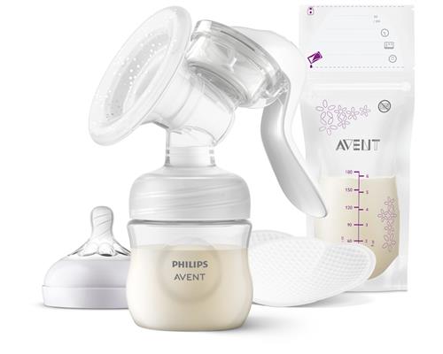 Philips Avent Manuel Brystpumpe + Tilbehør  White One Size  Hvid  One Size  Drenge, Piger