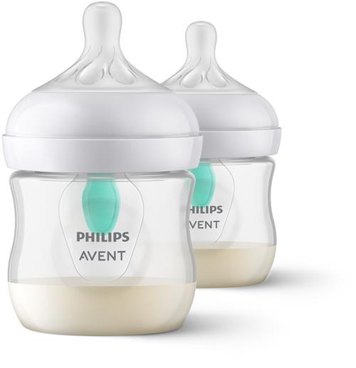 Philips Avent Natural Response 2-pak Sutteflasker Med AirFree Vent 125 Ml  White One Size  Hvid  One Size  Drenge, Piger