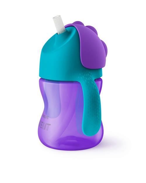 Philips Avent Bæger Med Strå Purple  Purple One Size  Lilla  One Size  Drenge, Piger