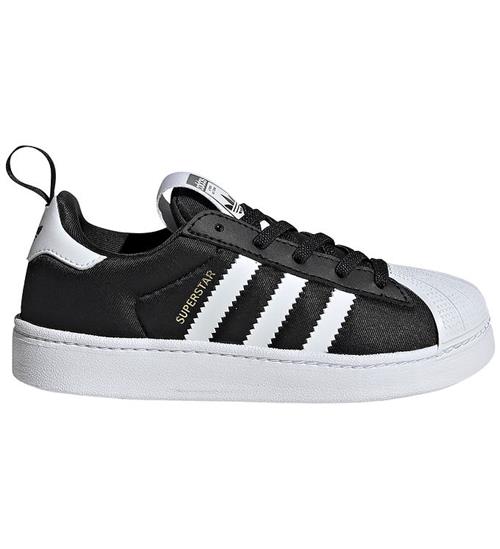 adidas Originals Sko - Superstar Quickon K - Sort/Hvid