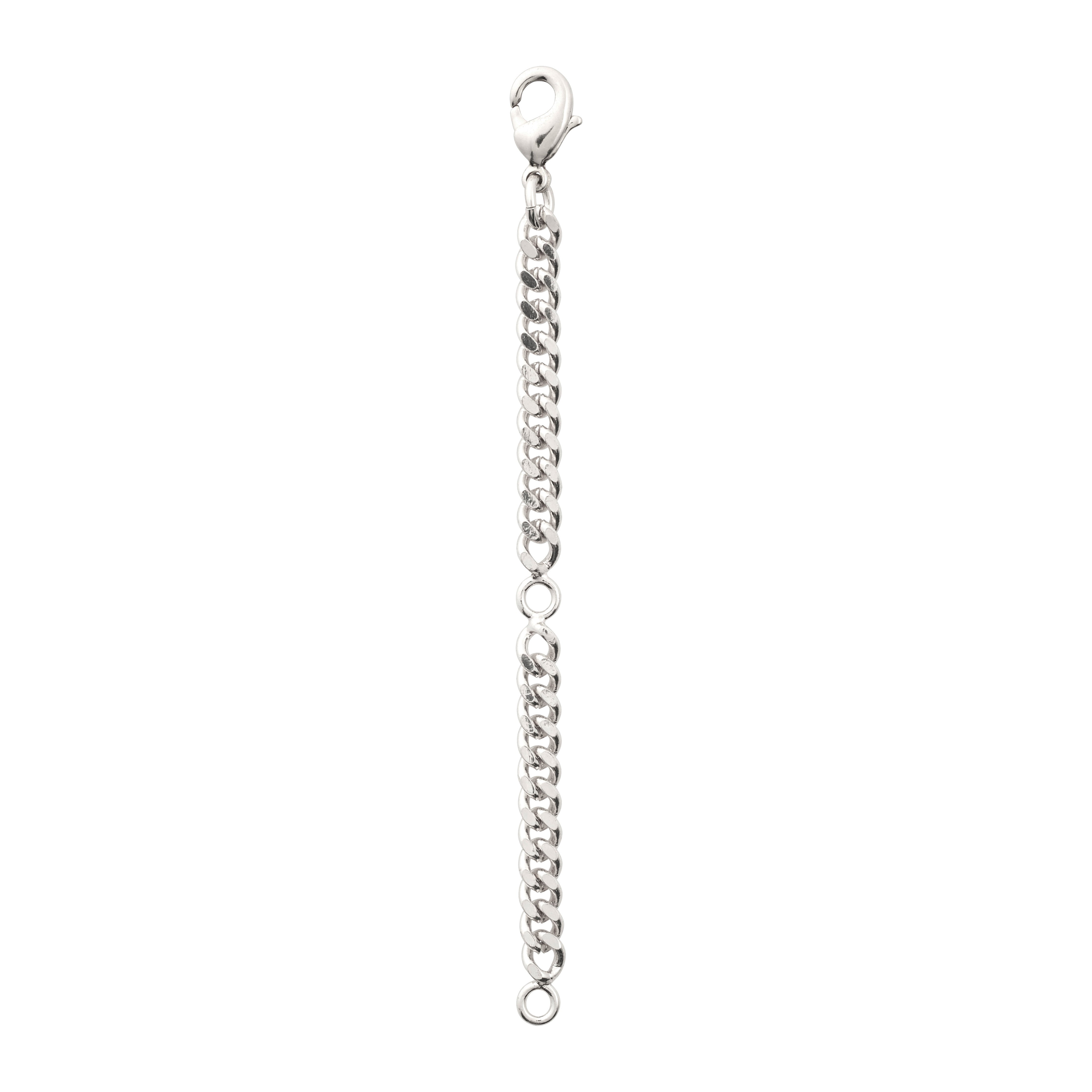 Pilgrim FORLÆNGERKÆDE, 9 cm,  sølvbelagt