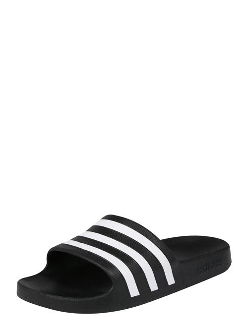 ADIDAS SPORTSWEAR Pantoletter 'Adilette Aqua'  sort / hvid