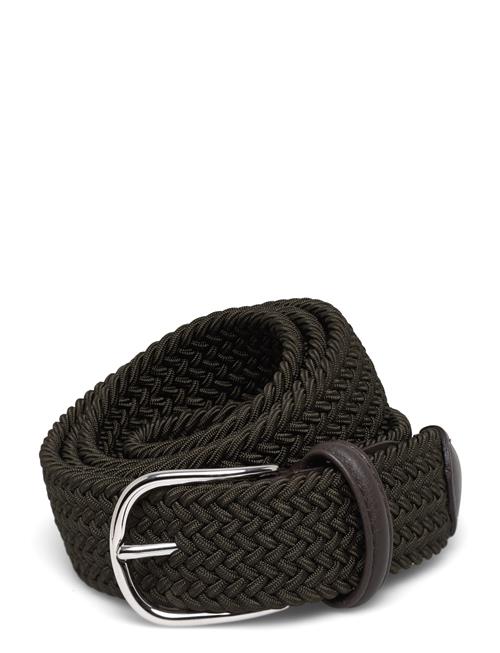Anderson's | Elastic Woven Belt Military Green - 3,5 | 100