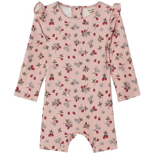 Buddy & Hope Estrid Mønstret UV-dragt Wild Strawberry 74/80 cm  Lyserød  74/80 cm  Drenge, Piger