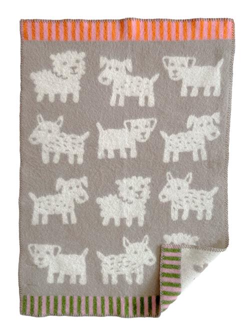 Klippan Yllefabrik Voff  Beige  One Size Wool Beige  One Size  Drenge, Piger