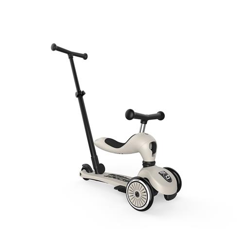 Scoot & Ride Highwaykick 1 Push & Go Løbehjul Ash  Ash-1-5 Y  Beige  1-5 år  Drenge, Piger