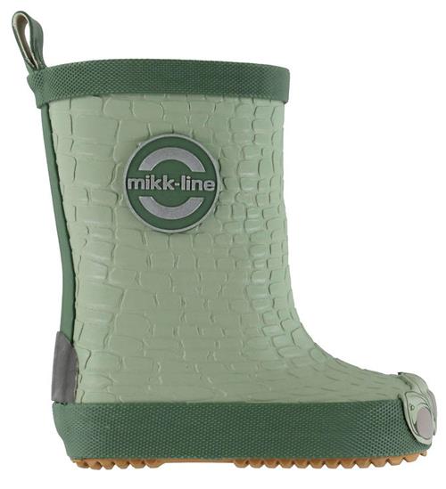 Mikk-Line Gummistøvler - Barfood - Dragon - Green Milieu