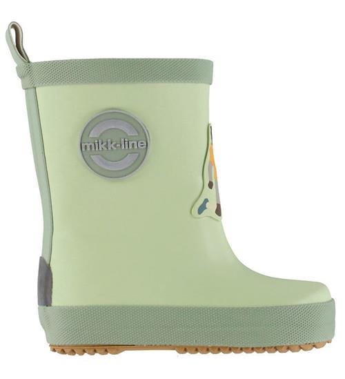 Mikk-Line Gummistøvler - Barfod - 3D - Smoke Green