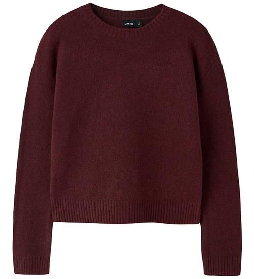 LMTD Bluse - Strik - Short - NlfBynt - Burgundy