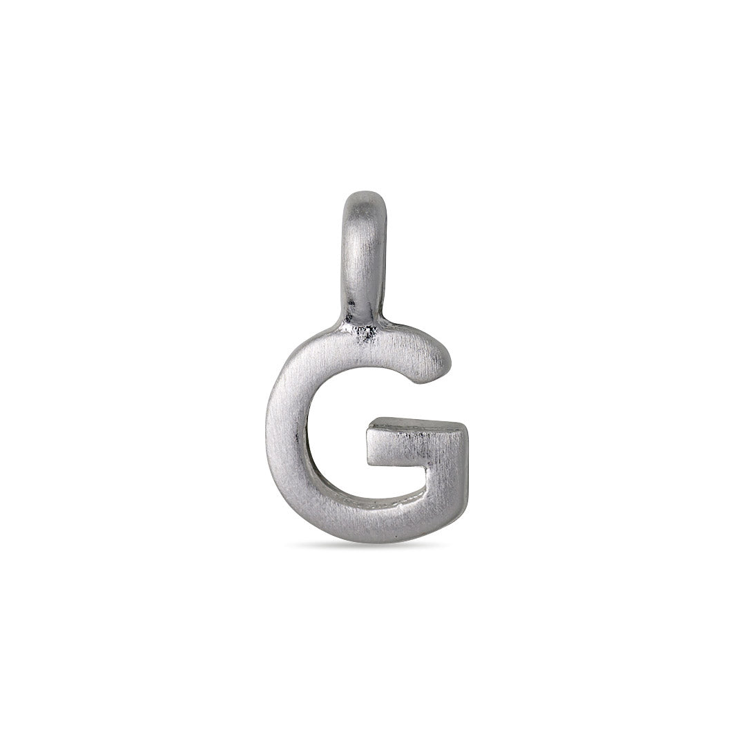 Pilgrim CHARM G vedhæng, sølvbelagt
