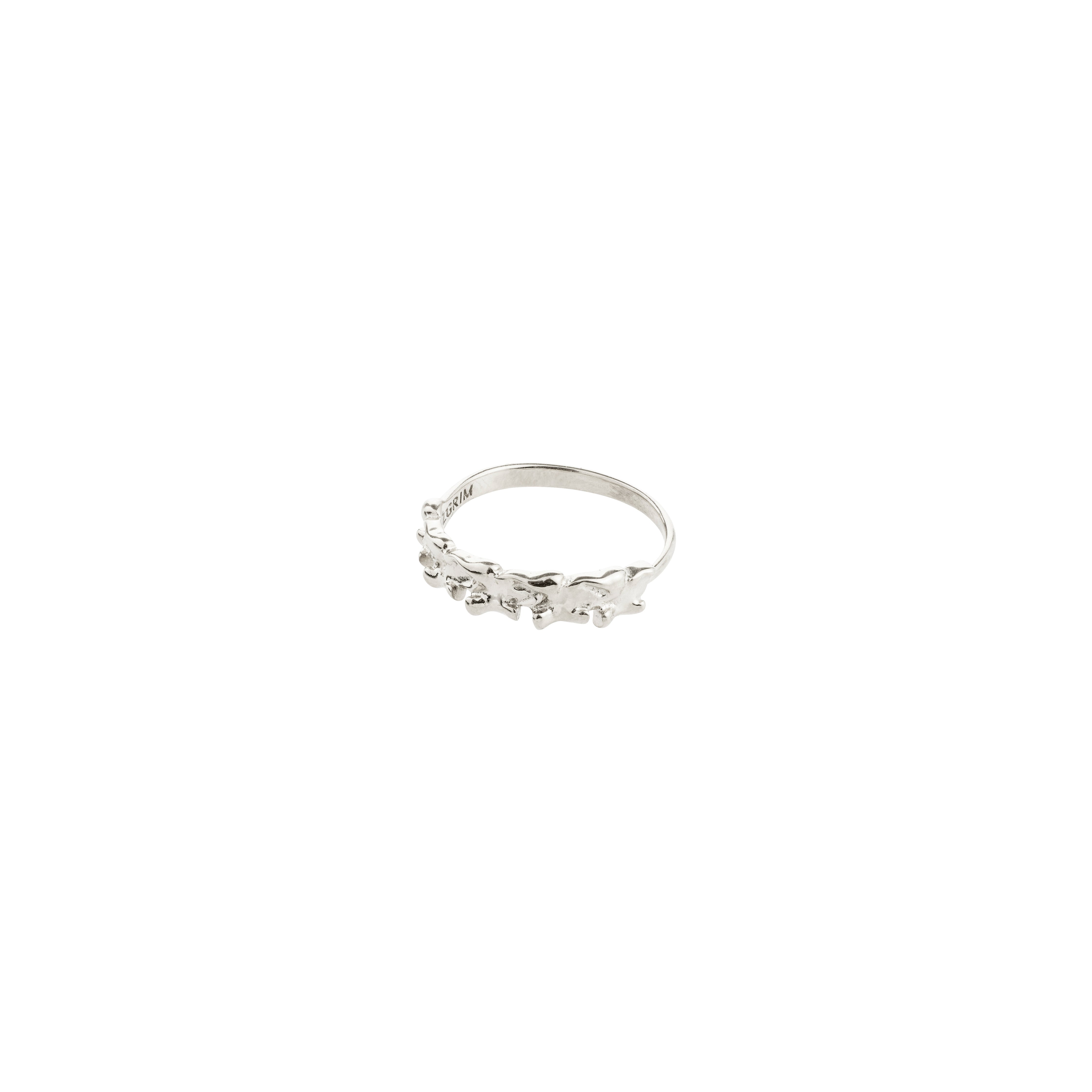 Pilgrim TIMBER ring sølvbelagt